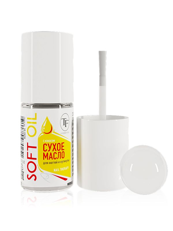 TF Means №6 Dry oil-care for nails and cuticles with coconut "SOFT OIL", 8 ml